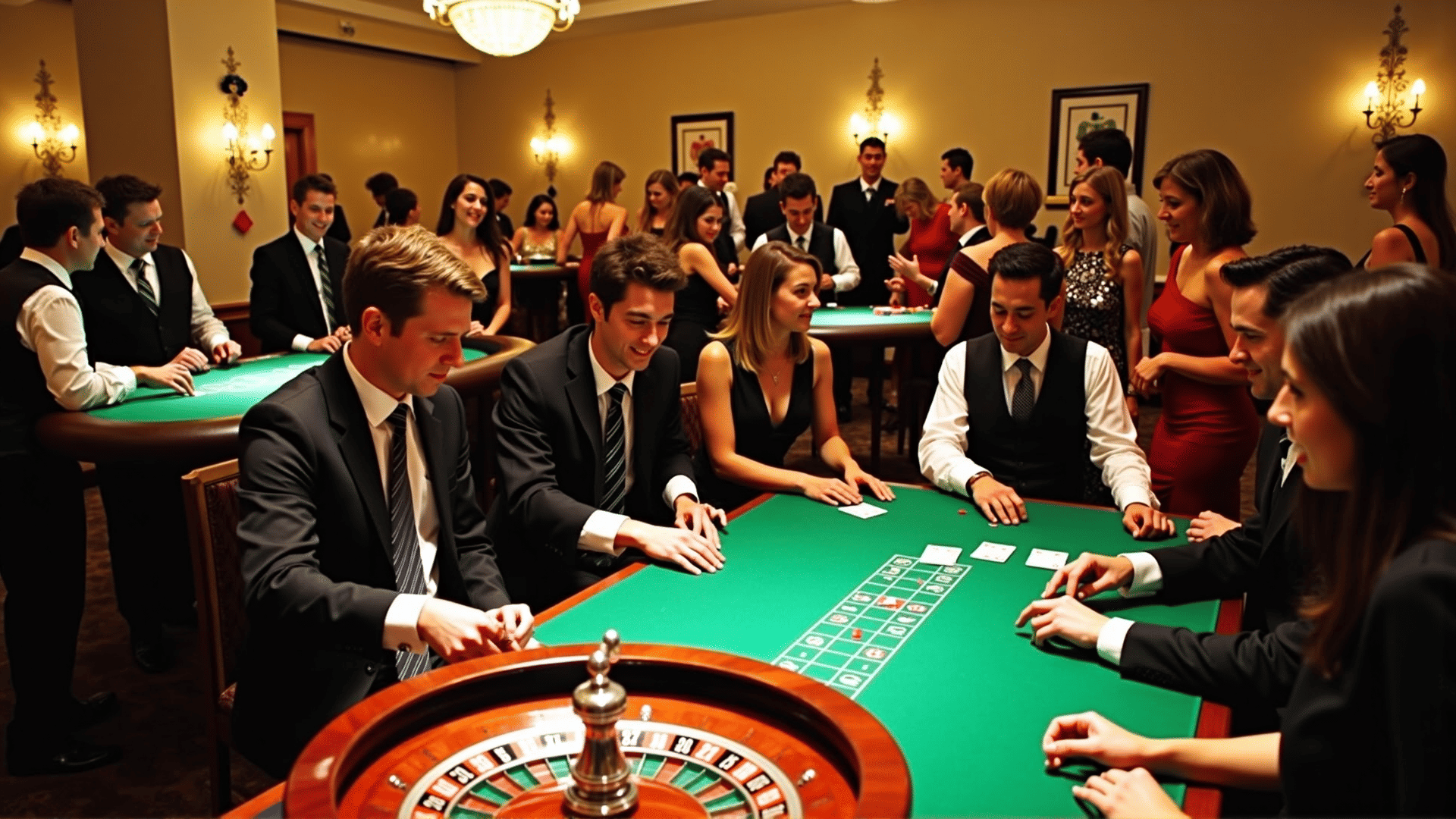 Interactive casino night ideas